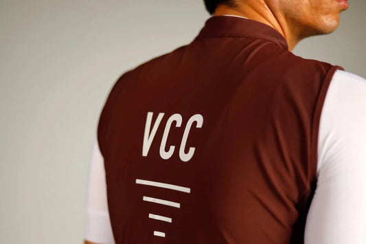 VELODROM VCC Drifter Gilet - Burgundy-Gilets-