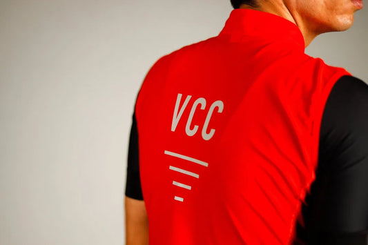 VELODROM VCC Drifter Gilet - Deep Orange-Gilets-