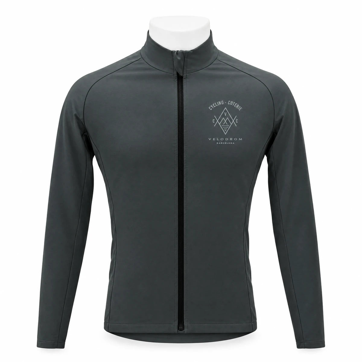 VELODROM VCC Long Sleeve Jersey Second Life - Dark Grey, front