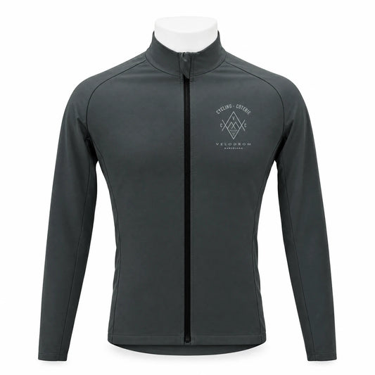 VELODROM VCC Long Sleeve Jersey Second Life - Dark Grey, front