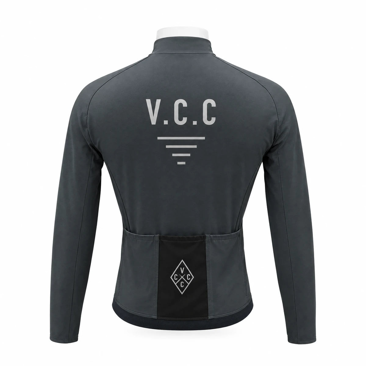 VELODROM VCC Long Sleeve Jersey Second Life - Dark Grey, back