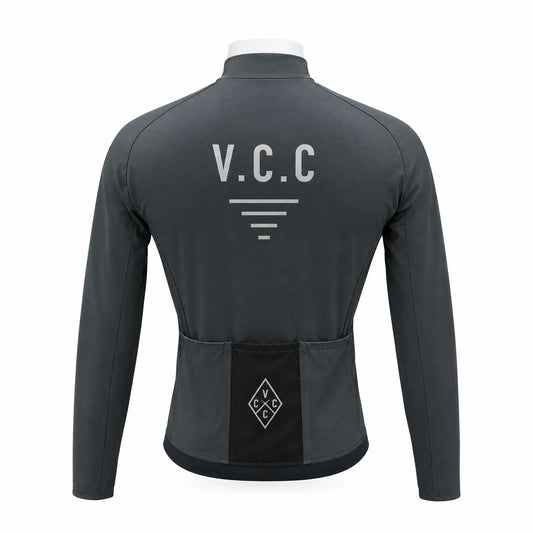 VELODROM VCC Long Sleeve Jersey Second Life - Dark Grey, back