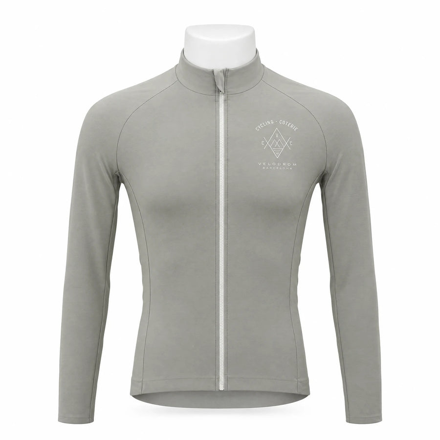 VELODROM VCC Long Sleeve Jersey Second Life - Light Grey/White