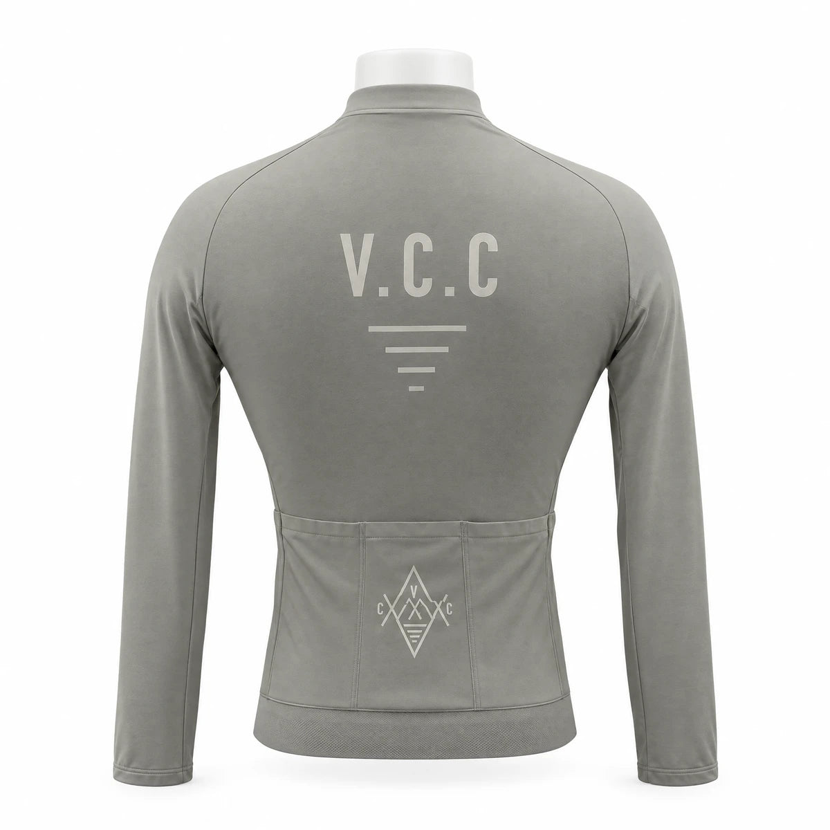 VELODROM VCC Long Sleeve Jersey Second Life - Light Grey/White, back