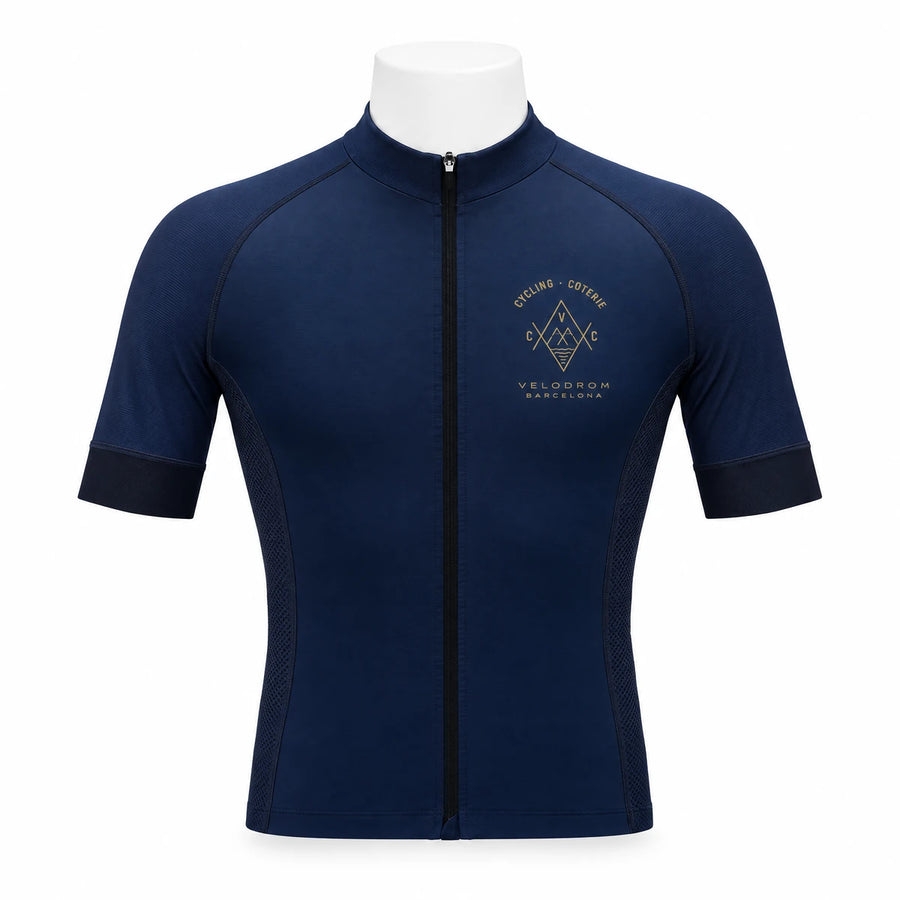 VELODROM VCC Short Sleeve Jersey Second Life - Navy/Gold
