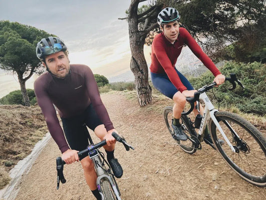 VELODROM VCC Thermal Long Sleeve Jersey - Raw Coffee Bean-Long Sleeve Jerseys-