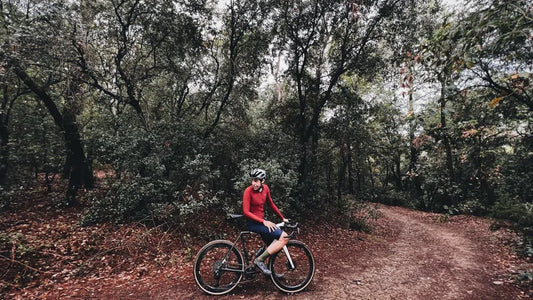 VELODROM VCC Thermal Long Sleeve Jersey - Raw Coffee Bean-Long Sleeve Jerseys-