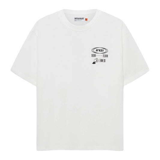 CAFÉ DU CYCLISTE TShirt Col Ventoux - White