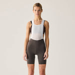 VELOCIO Dames Luxe Fietsbroek - Zwart Olive