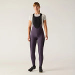 VELOCIO Luxe Dona Thermal Culotte llarg amb tirants - Nightshade