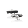 XLC BS-R07 SET DE 4 ZAPATAS DE FRENO CARTRIDGE CARRETERA 55 mm NEGRO/PLATA PARA CAMPAGNOLO-Brake Pads-4032191897646