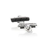 XLC BS-R07 SET DE 4 ZAPATAS DE FRENO CARTRIDGE CARRETERA 55 mm NEGRO/PLATA PARA CAMPAGNOLO-Brake Pads-4032191897646