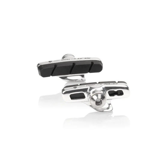 XLC BS-R07 SET DE 4 ZAPATAS DE FRENO CARTRIDGE CARRETERA 55 mm NEGRO/PLATA PARA CAMPAGNOLO-Brake Pads-4032191897646