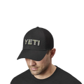 YETI Logo Badge Camo Trucker Hat - Black-Caps-888830197790