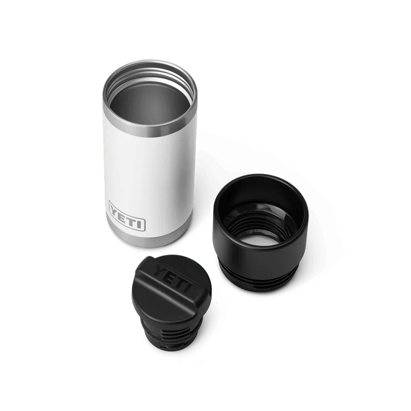 YETI Rambler 12 OZ 355 ML Bottle With Hotshot Cap - White-Drinkware-888830071137
