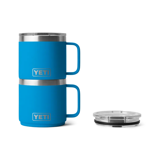 YETI Rambler 14 OZ 414 ML Mug - Big Wave Blue-Drinkware-888830326824