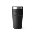 YETI Rambler 16 OZ 473ml Tumbler Pint Cup - Black-Drinkware-888830129173