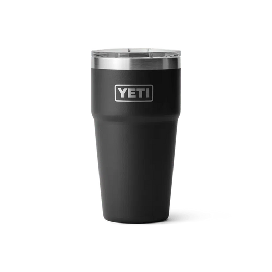 YETI Rambler 16 OZ 473ml Tumbler Pint Cup - Black-Drinkware-888830129173