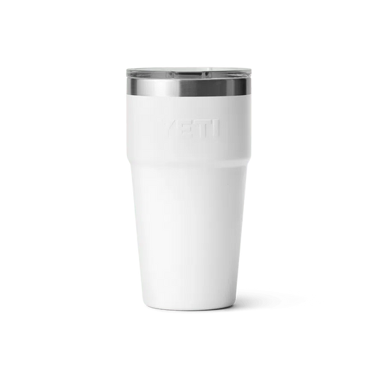 YETI Rambler 16 OZ 473ml Tumbler Pint Cup - White-Drinkware-888830129203