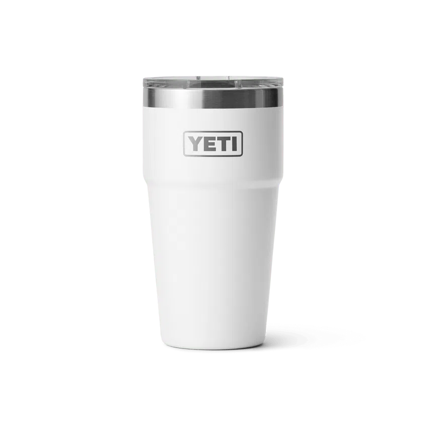 YETI Rambler 16 OZ 473ml Tumbler Pint Cup - White-Drinkware-888830129203