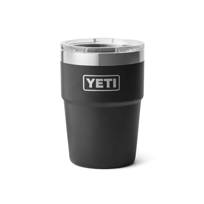 YETI Rambler 16 OZ 473ml Tumbler Stackable Cup - Black