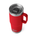 YETI Rambler 20 OZ 591 ML Travel Mug - Red-Drinkware-888830232132