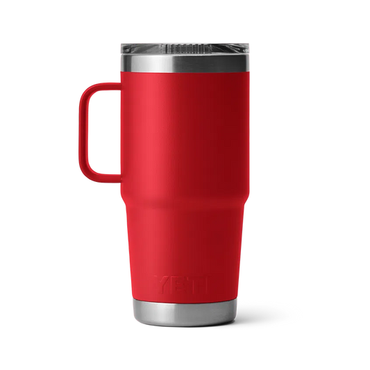 YETI Rambler 20 OZ 591 ML Travel Mug - Red-Drinkware-888830232132