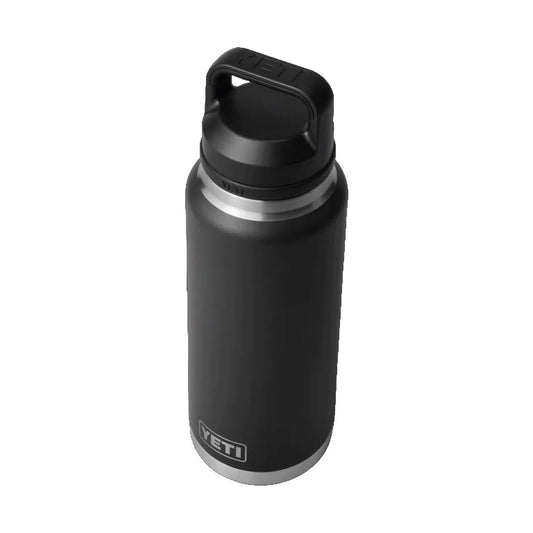 YETI Rambler 36 OZ 1 L Bottle With Chug Cap - Black-Drinkware-888830077085