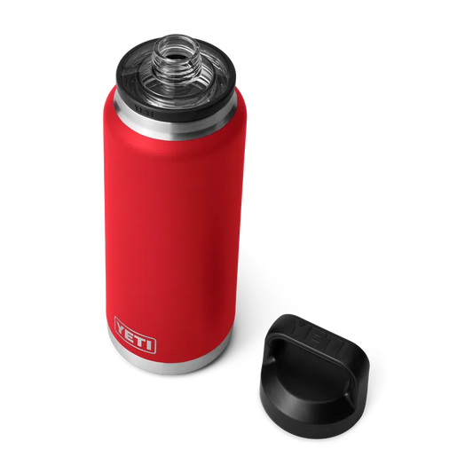 YETI Rambler 36 OZ 1 L Bottle With Chug Cap - Red-Drinkware-888830232170