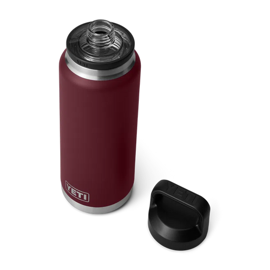 YETI Rambler 36 OZ 1 L Bottle With Chug Cap - Wild Vine Red