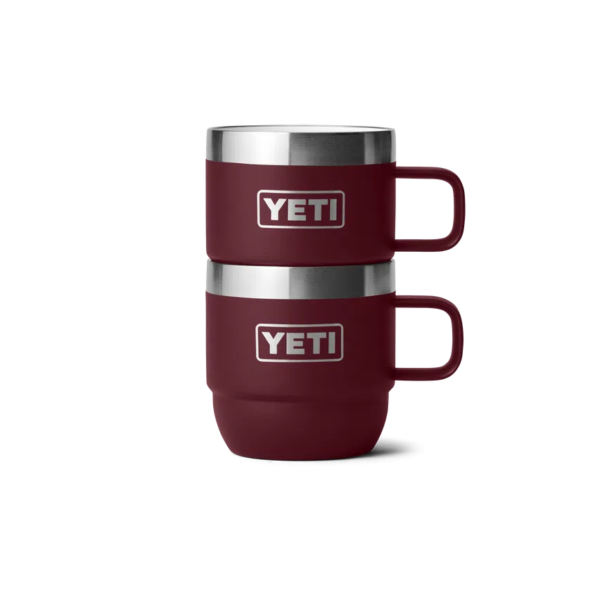 YETI Rambler 6 OZ 177 ML Stackable Mugs - Wild Vine Red