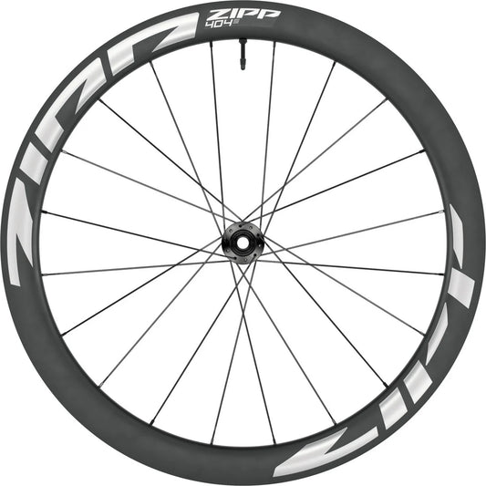 ZIPP 404 S Tubeless Disc Wheelset - White front wheel