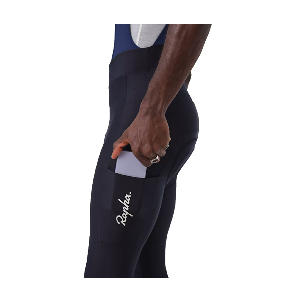 RAPHA Core Cargo Winter Tights with Pad AW23 - SNV Dark Navy/Navy