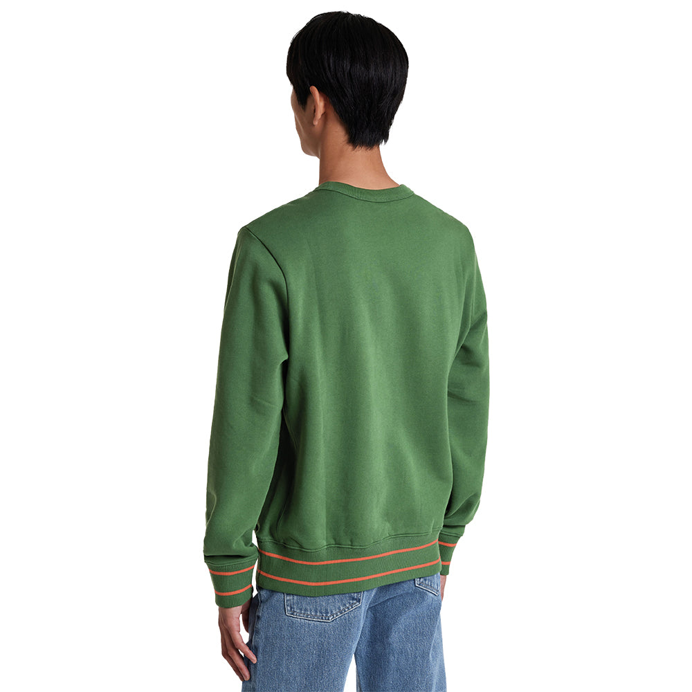 PAUL SMITH Happy Logo Cotton Sweatshirt - Green
