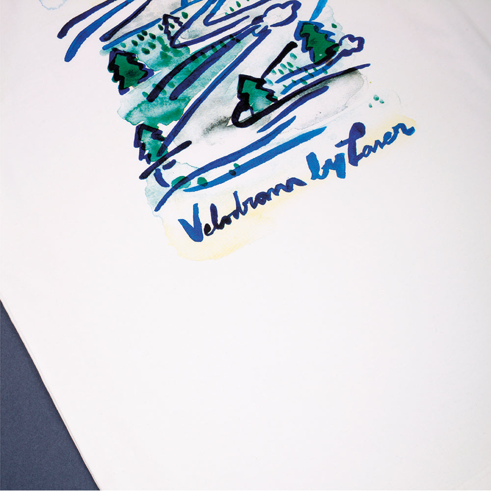 VELODROM by LASER Tshirt Forat del Vent - Blanc