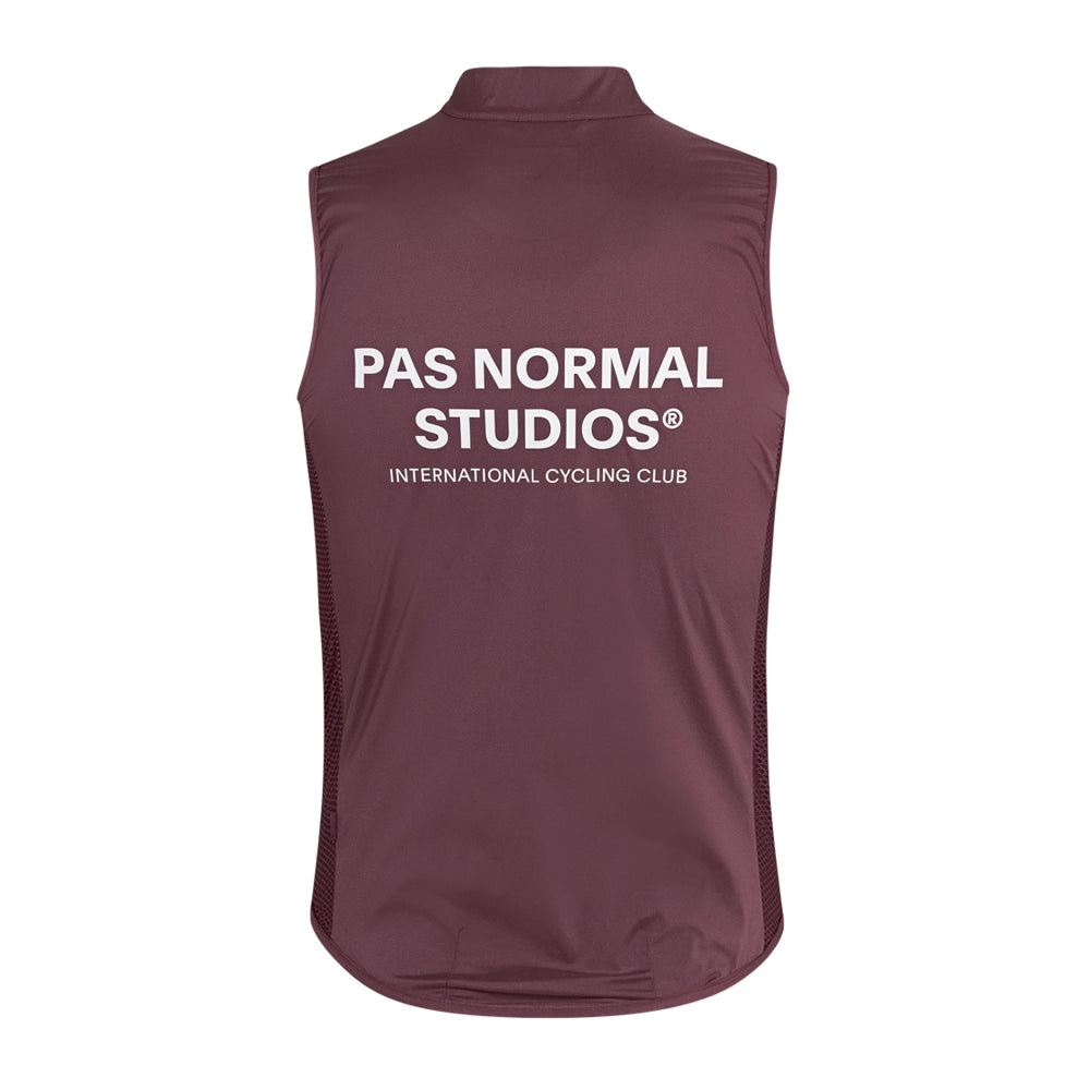 PAS NORMAL STUDIOS Mechanism Stow Away Chaleco SS23 - Light Burgundy