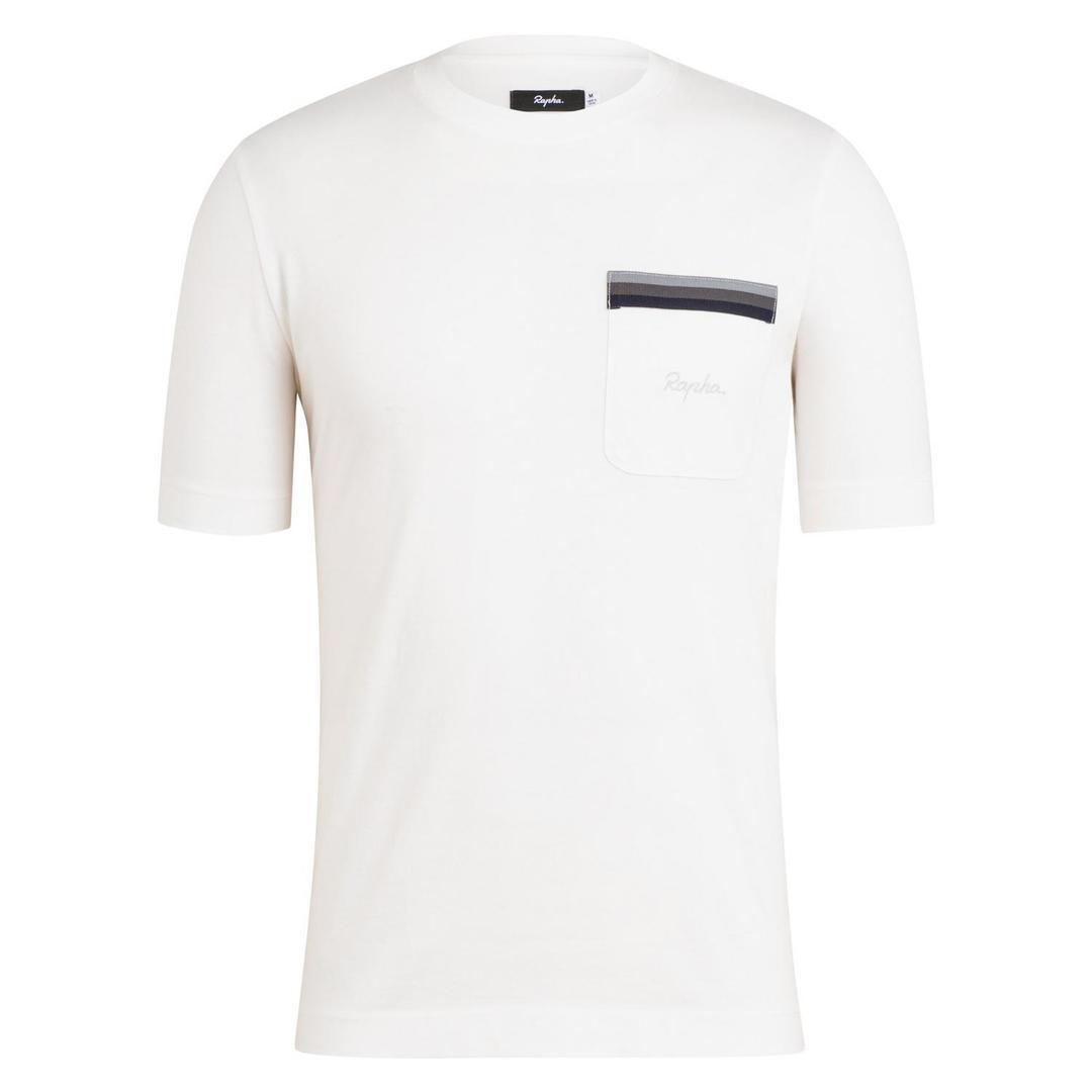 RAPHA Tshirt à Poche Logo - Blanc WHT