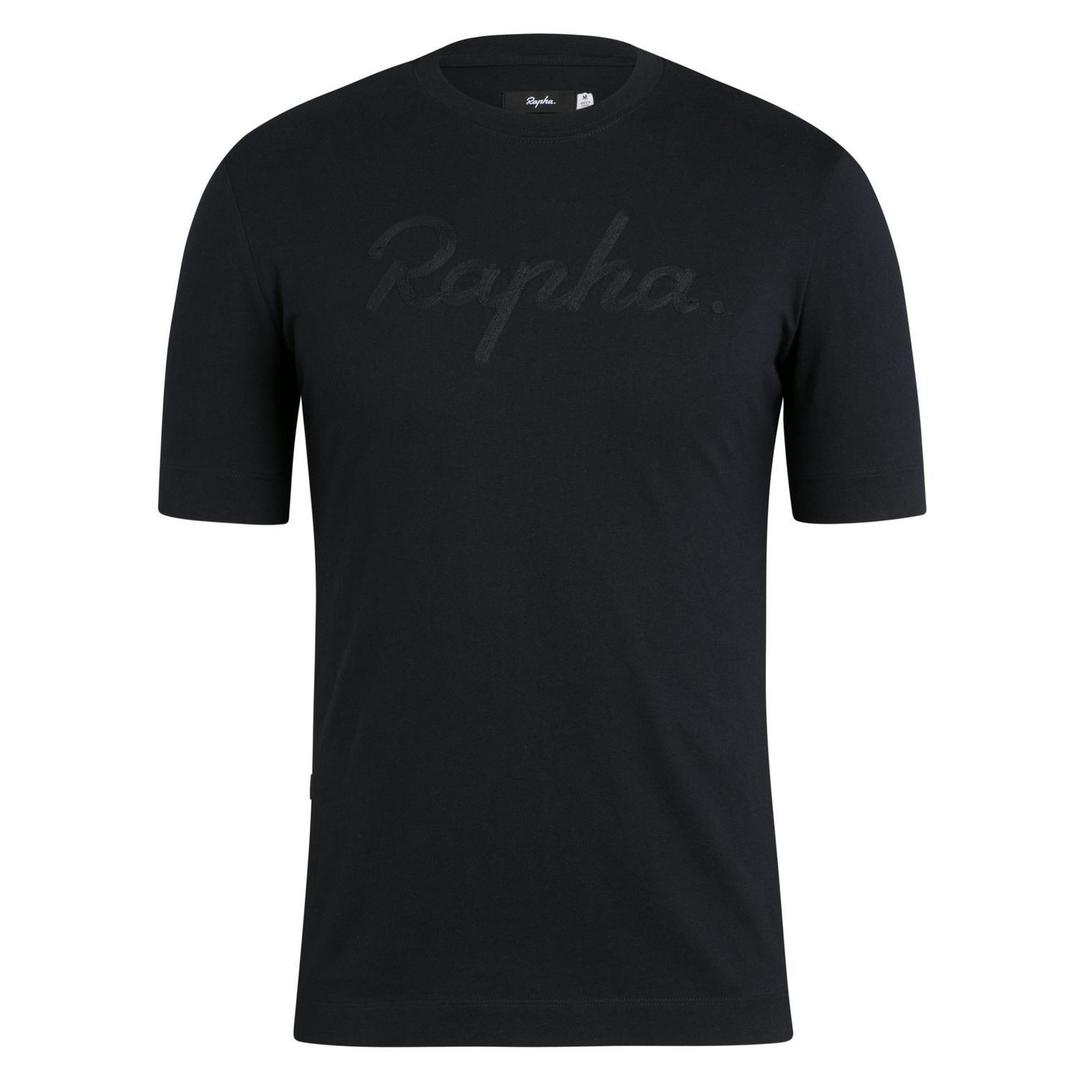RAPHA Logo Camiseta - Black/Black