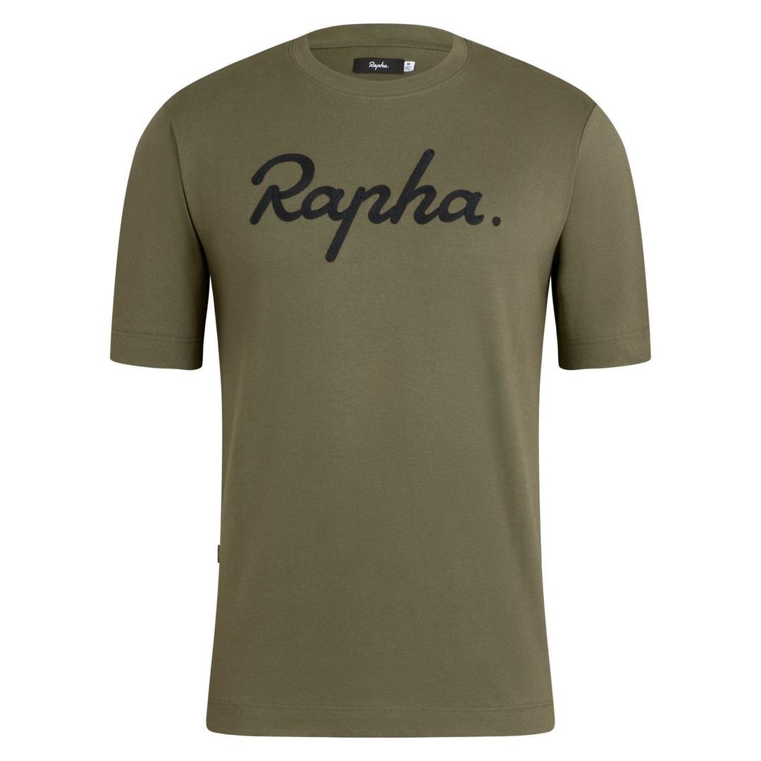 RAPHA Logo Camiseta - Dark Olive/Black