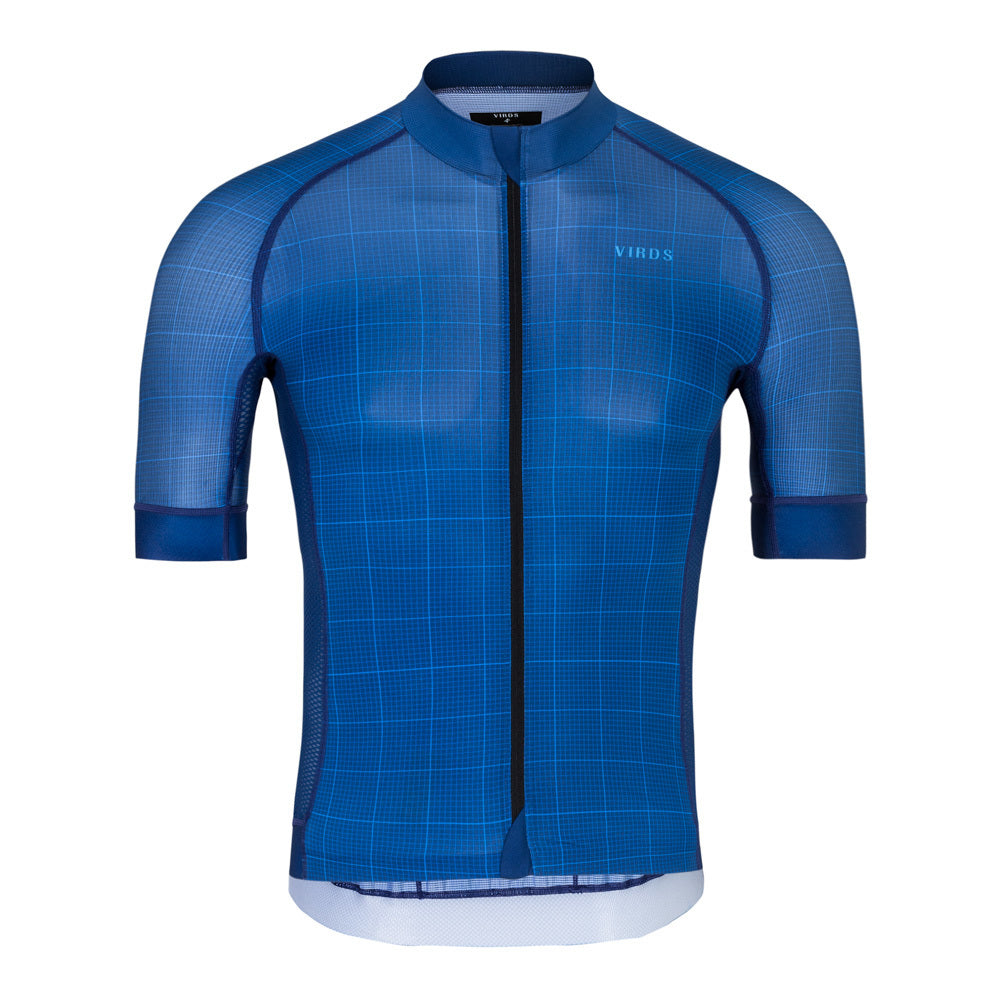 VIRDS Maillot de Ciclisme - Azul