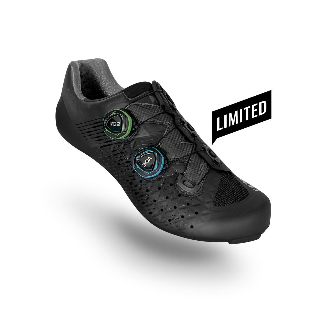 SUPLEST Road Cycling Shoes Pro - Black/Open LTD