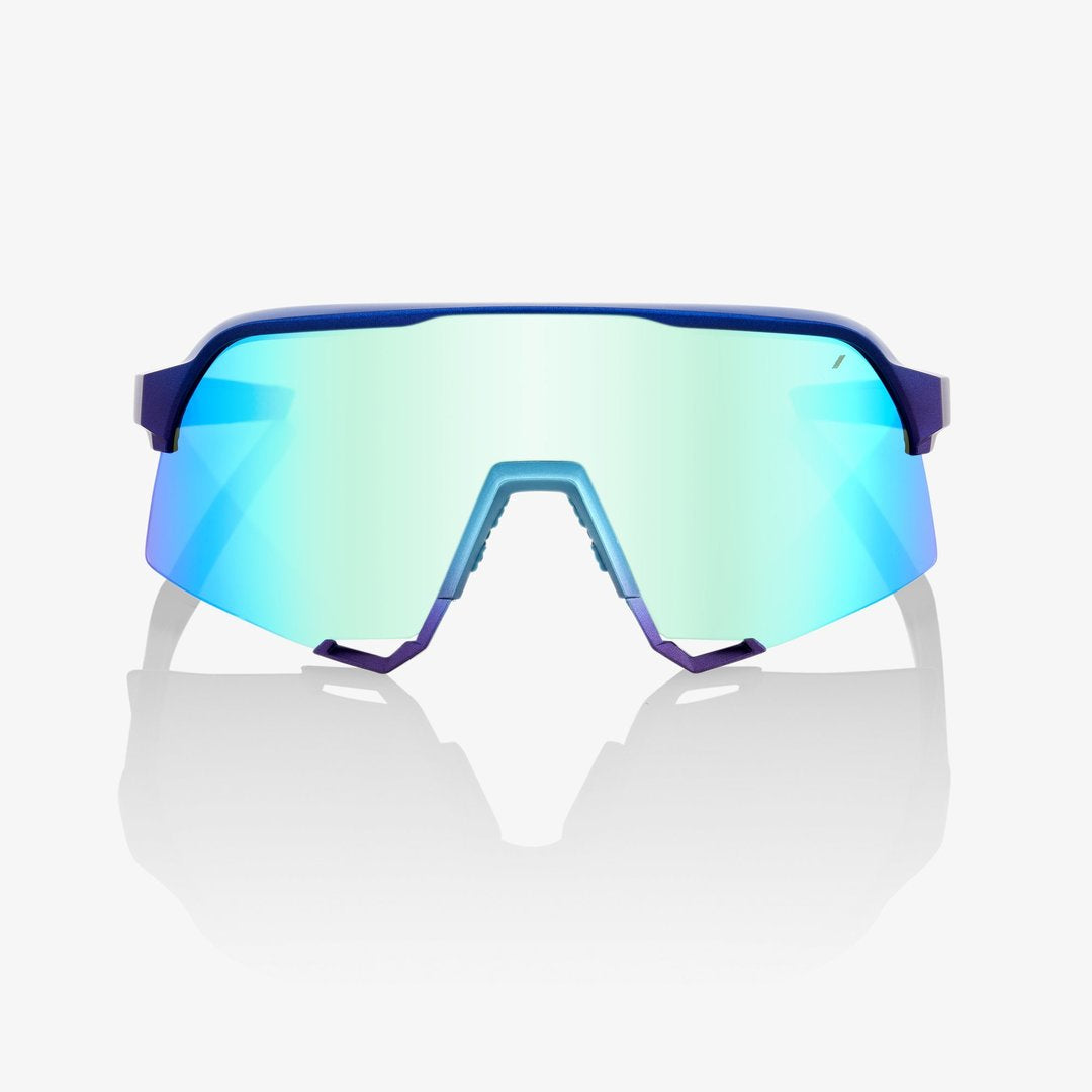 RIDE 100% Eyewear S3 - Matte Metallic Into the Fade Blue Topaz Multilayer Mirror Lens