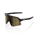 RIDE 100% Gafas de Sol S3 Soft Tact Black Soft Gold Lens - Negro