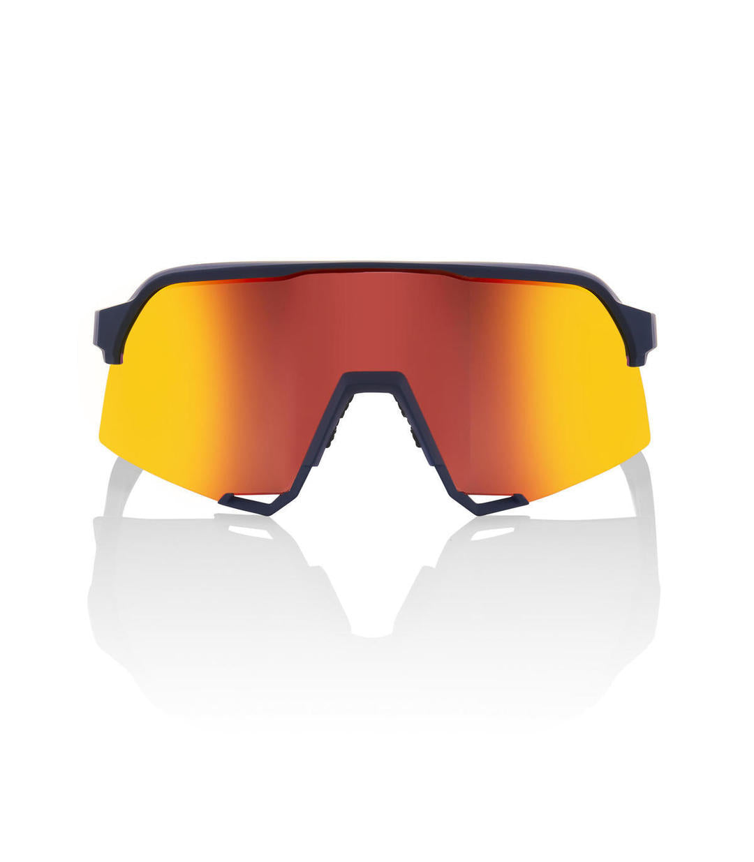RIDE 100% Sonnenbrillen S3 - Soft Tact Flume Hiper Red Multilayer Mirror Lens