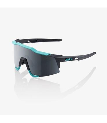 RIDE 100% Gafas de Sol Speedcraft Soft Tact Celeste Green Cement Grey Black Mirror Len - Celeste Green/Cement Grey/Black