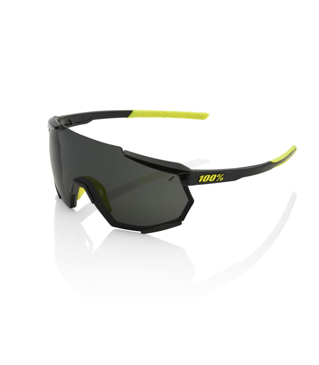 RIDE 100% Eyewear Racetrap - Gloss Black Smoke Lens