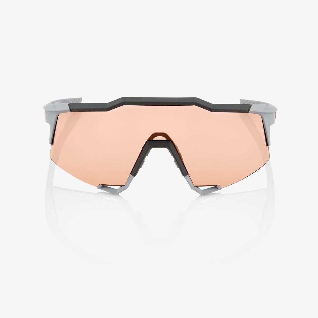 RIDE 100% Gafas de Sol S3 - Soft Tact Stone Grey Hiper Coral Lens