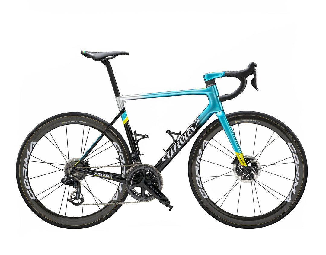 WILIER 0 SLR Force Axs Disc + roues SHIMANO RS170 - Équipe Pro Astana