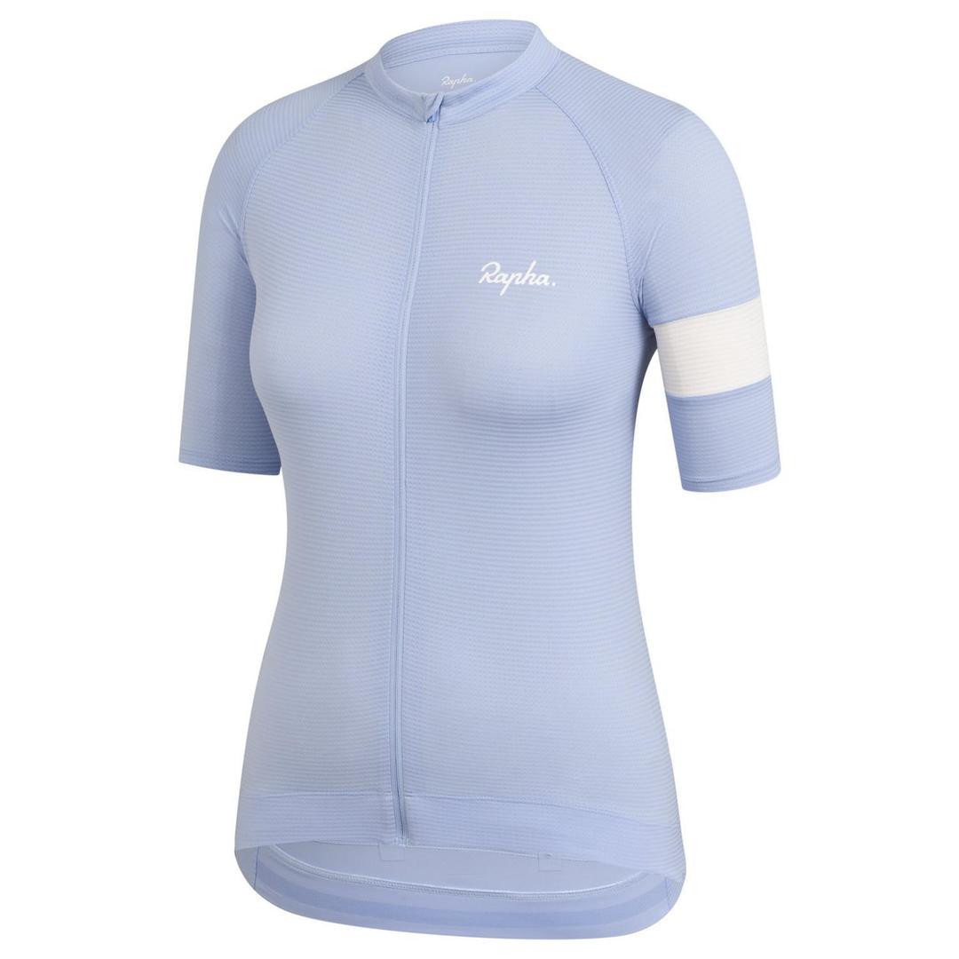 RAPHA Core Lightweight Women Jersey Maillot Ciclismo Mujer - Light Blue