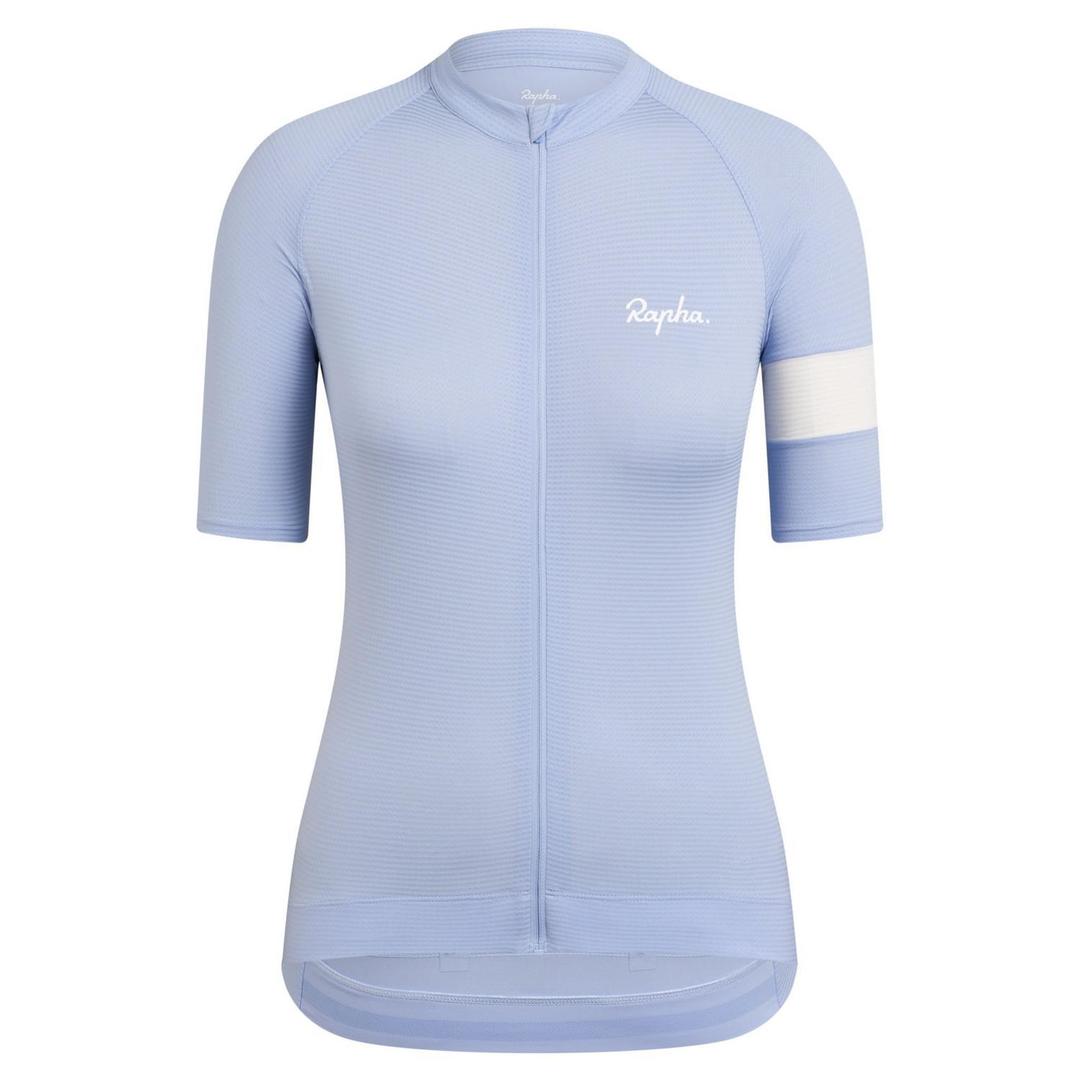 RAPHA Core Lightweight Women Jersey Maillot Ciclismo Mujer - Light Blue